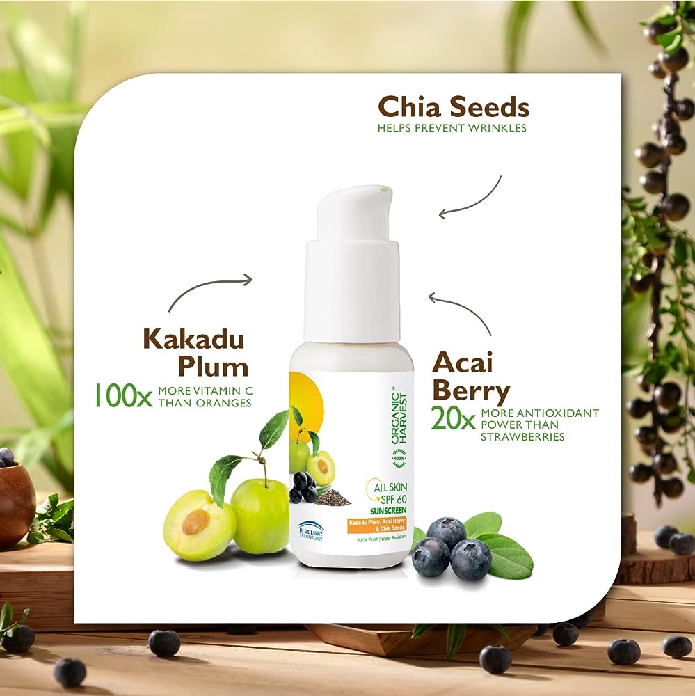 Organic Harvest Sunscreen SPF 60
