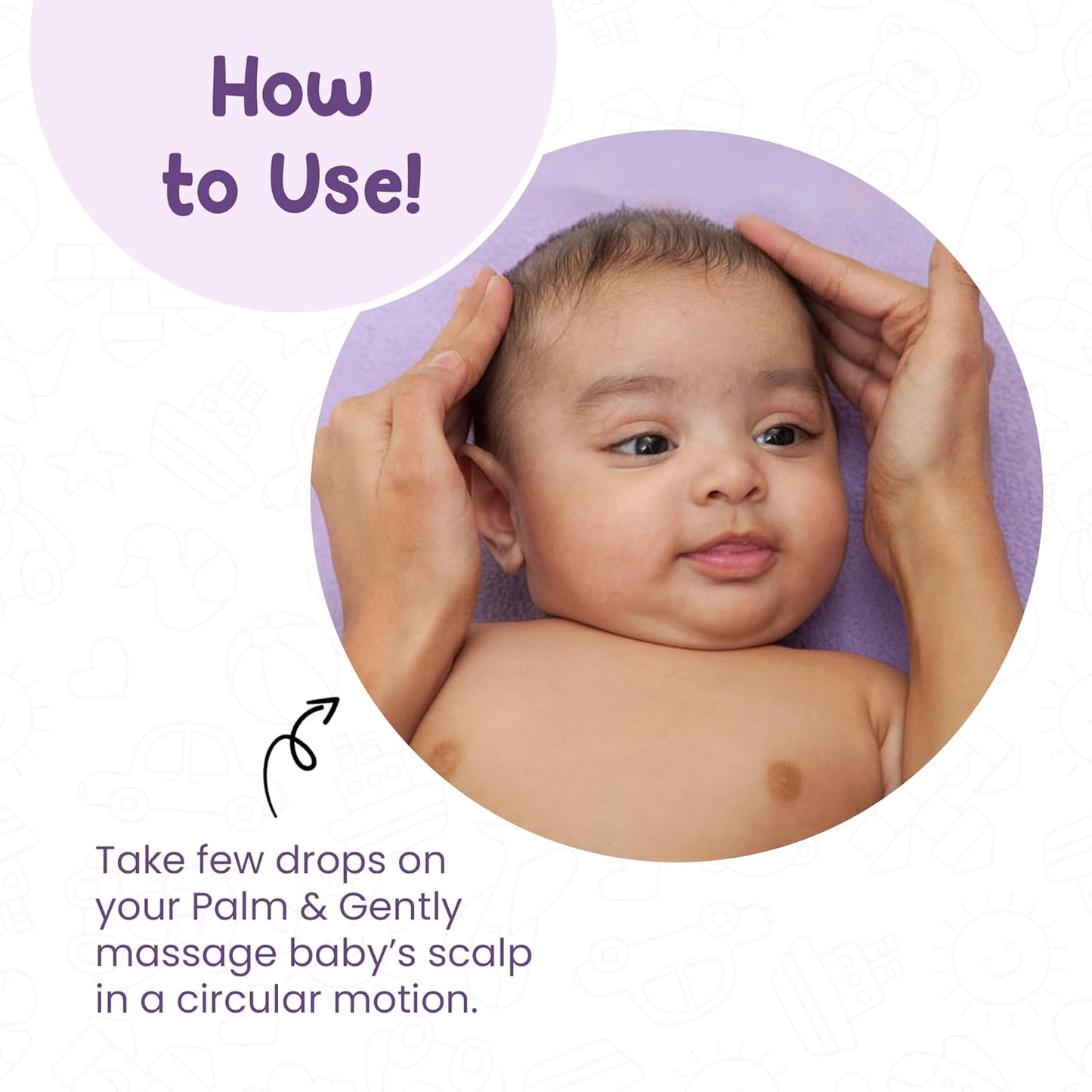 Mother Sparsh Nourishing Baby Hair Oil, Soothe & Nourishes Delicate Baby Scalp, Suitable Hair Oil for Newborns