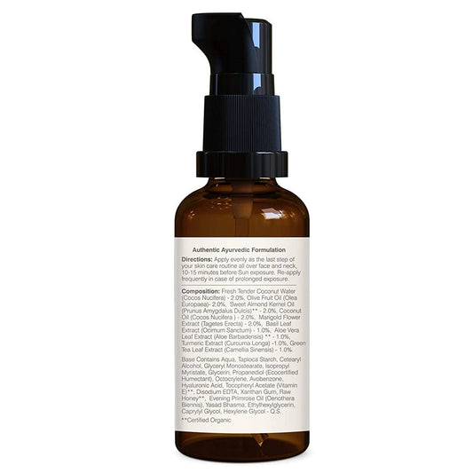 Buy Forest Essentials Sun Fluid Tender Coconut Water with Turmeric & Basil Leaf SPF 50|PA + + from DrMediCart, Ship from India to USA
