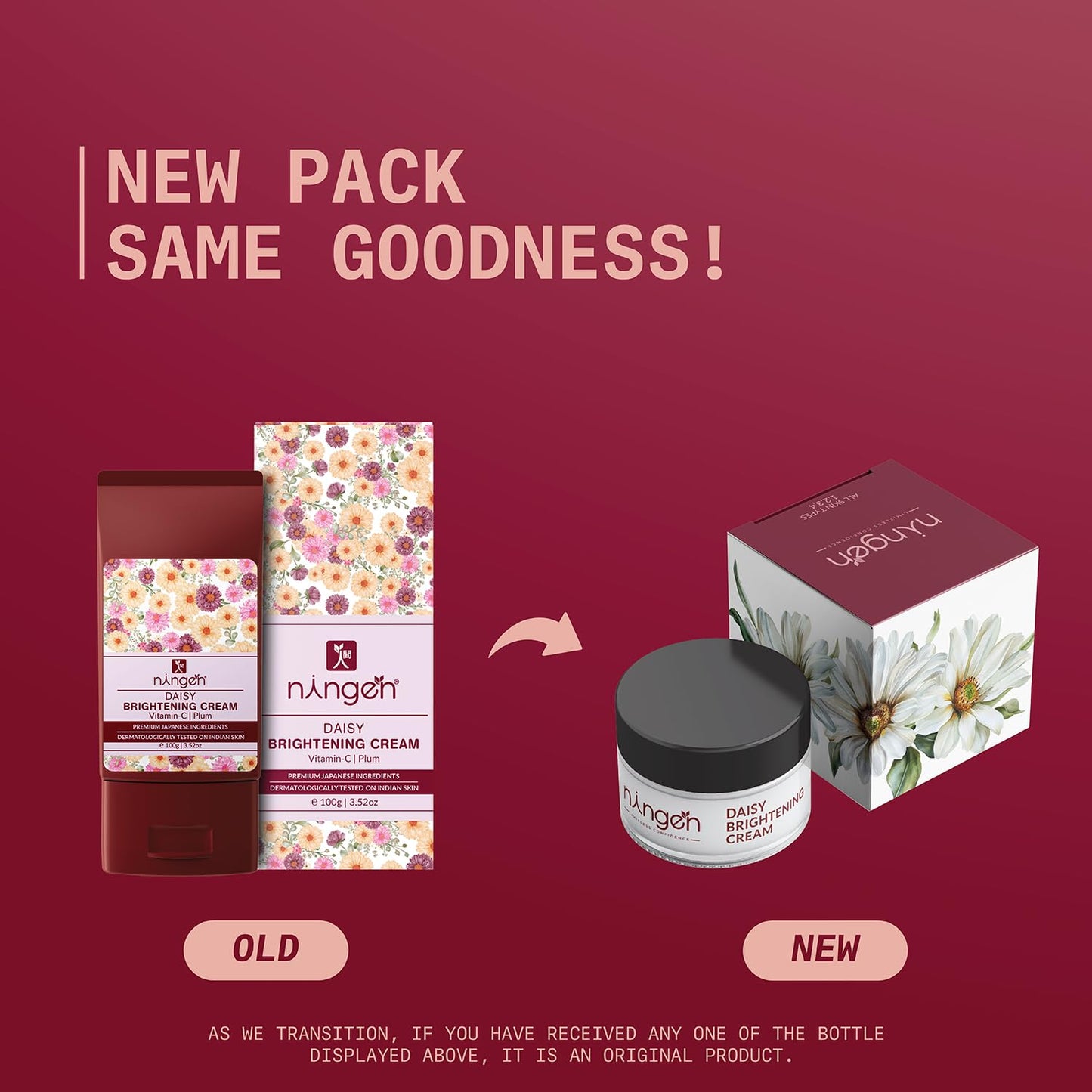 Ningen Daisy Brightening Face Cream