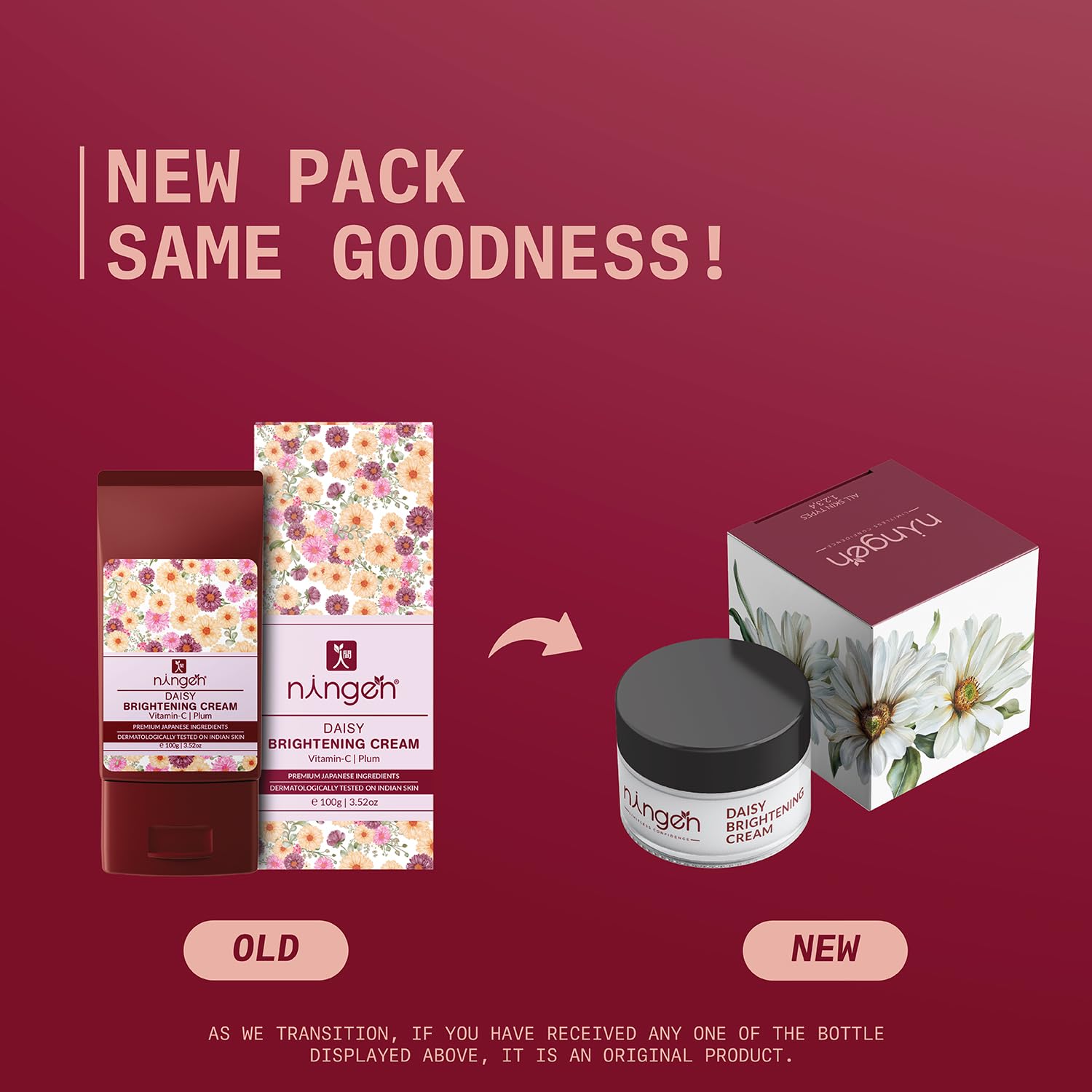 Ningen Daisy Brightening Face Cream