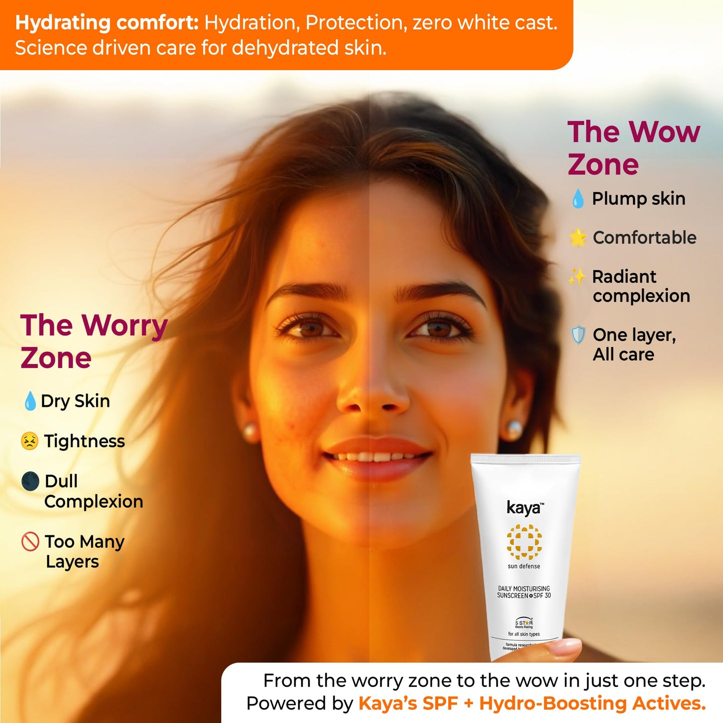Kaya Daily Moisturising Sunscreen SPF 30