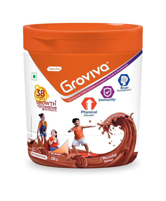 Groviva Wholesome Child Nutrition for Growth & Development-Chocolate