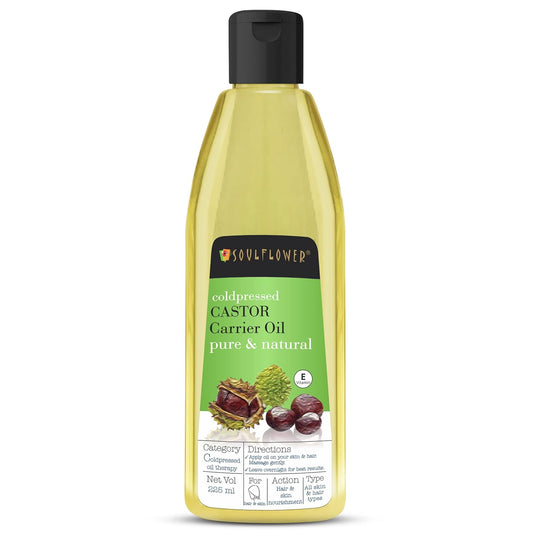 Buy Soulflower Coldpressed Castor Carrier Oil Pure & Natural from DrMediCart, Ship from India to USA