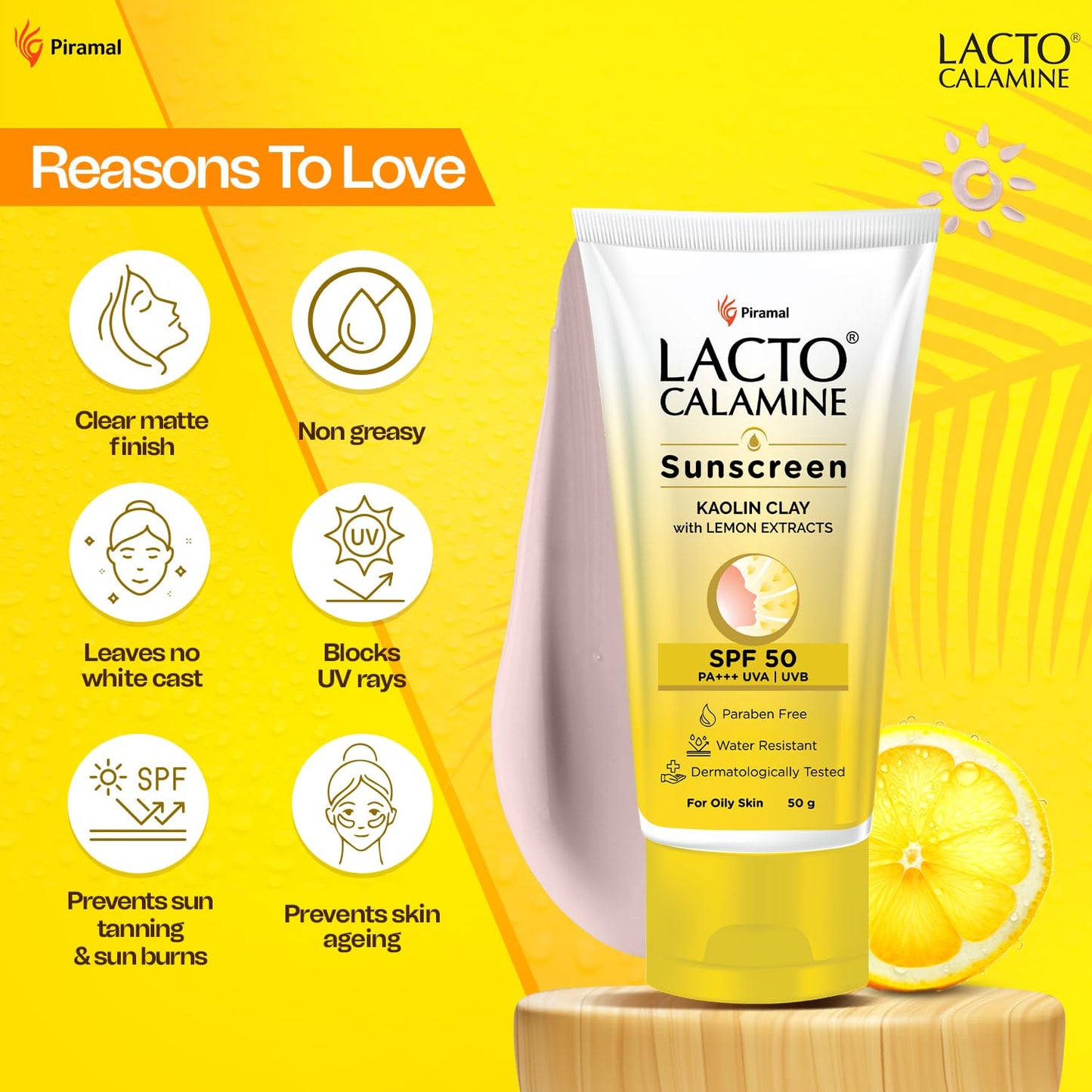 Lacto Calamine Daily Sunshield Matte Look Sunscreen SPF 50 PA +++