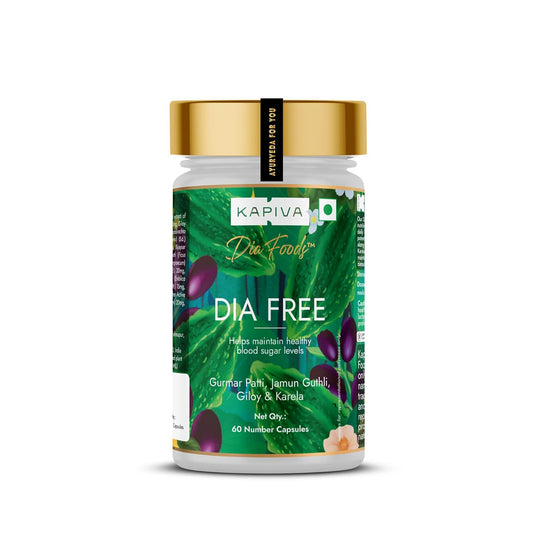 Buy Kapiva Ayurveda Dia Free Capsules from DrMediCart, Ship from India to USA