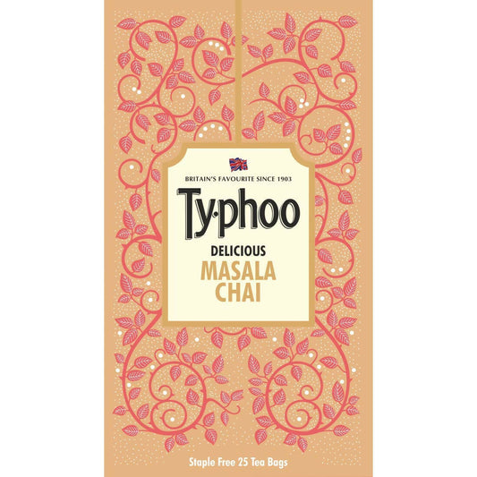 Buy Typhoo Delicious Masala Chai Tea Bags from DrMediCart, Ship from India to USA