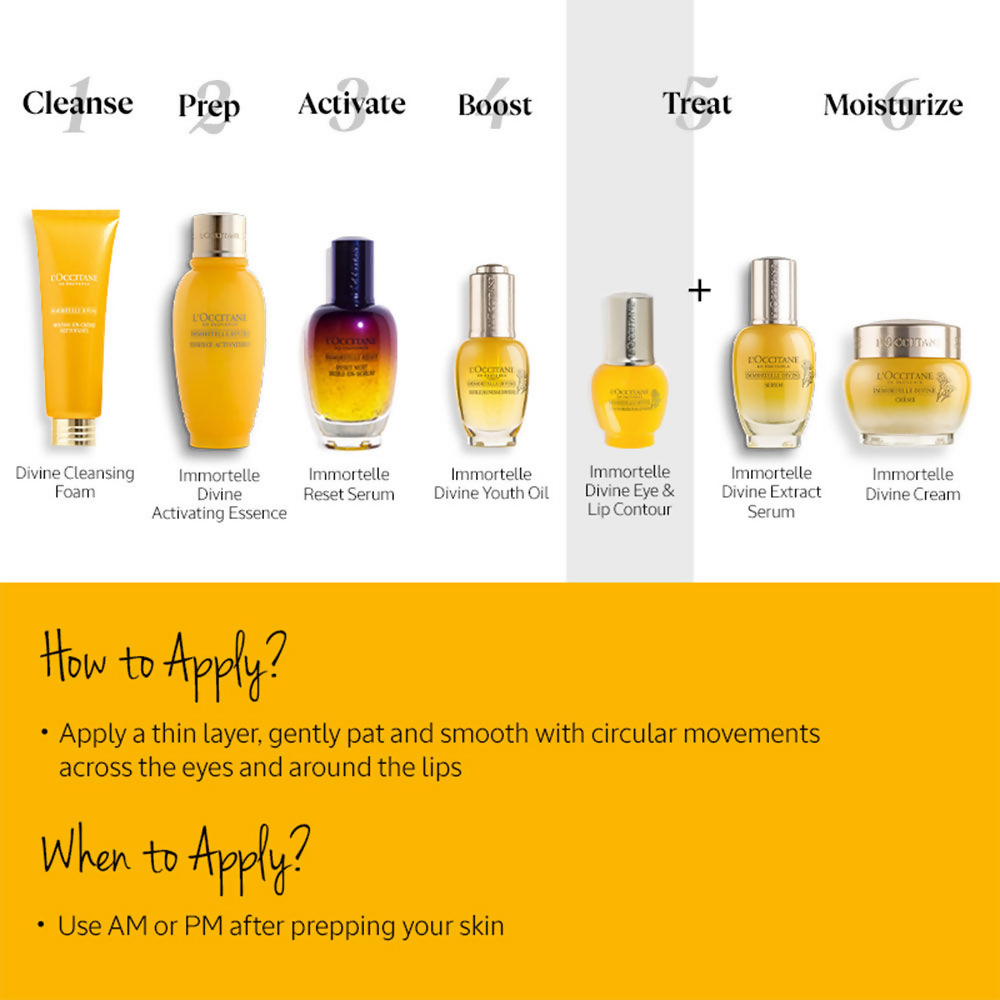 L'Occitane Immortelle Divine Anti-Aging Eye And Lip Contour