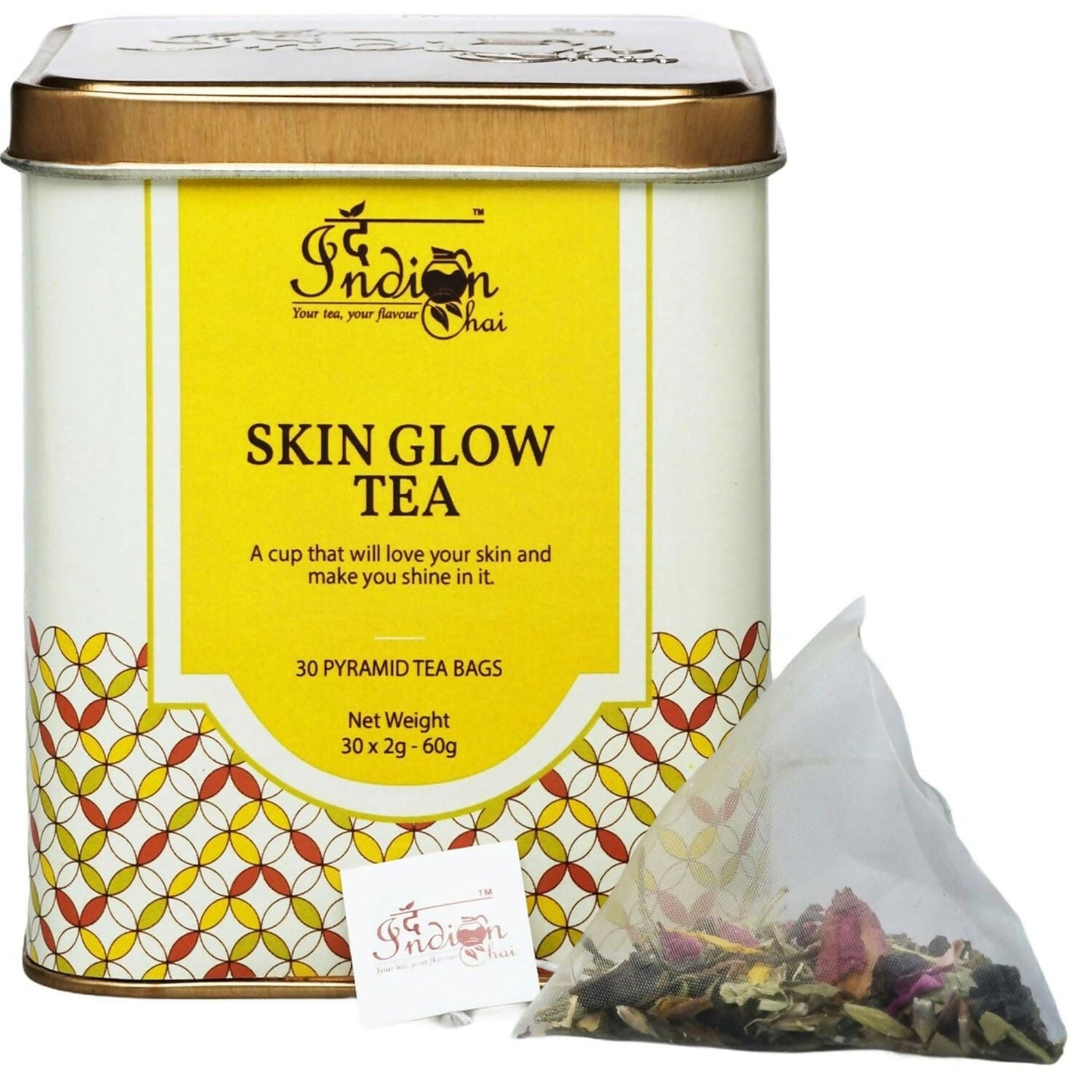 Buy The Indian Chai -€“ Skin Glow Tea 30 Pyramid Tea Bags from DrMediCart