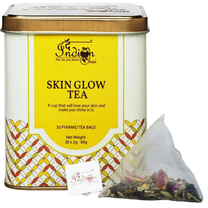 Buy The Indian Chai -€“ Skin Glow Tea 30 Pyramid Tea Bags from DrMediCart