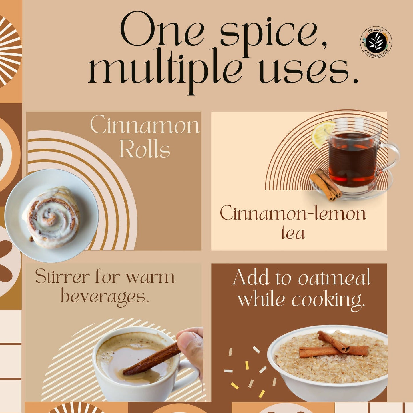 Organic Ayurvedistan Ceylon Cinnamon Sticks