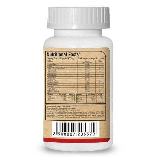 Pure Nutrition Kidney Detox with Turmeric & Vitamin C Veg Capsules