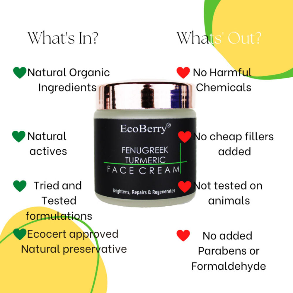 Ecoberry Fenugreek Turmeric Face Cream