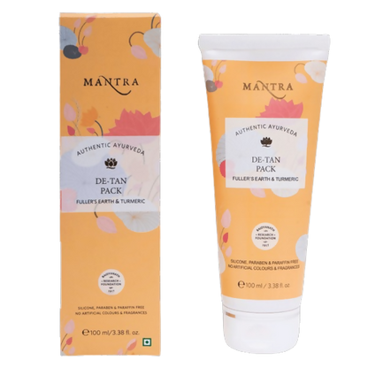 Buy Mantra Herbal De-Tan Pack Fuller's Earth & Turmeric from DrMediCart, Ship from India to USA