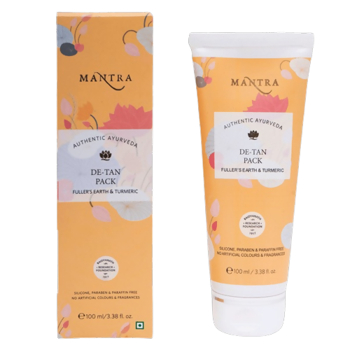 Buy Mantra Herbal De-Tan Pack Fuller's Earth & Turmeric from DrMediCart, Ship from India to USA