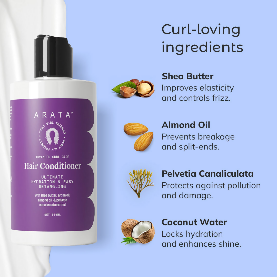 Arata Curl Care Conditioner With Shea Butter