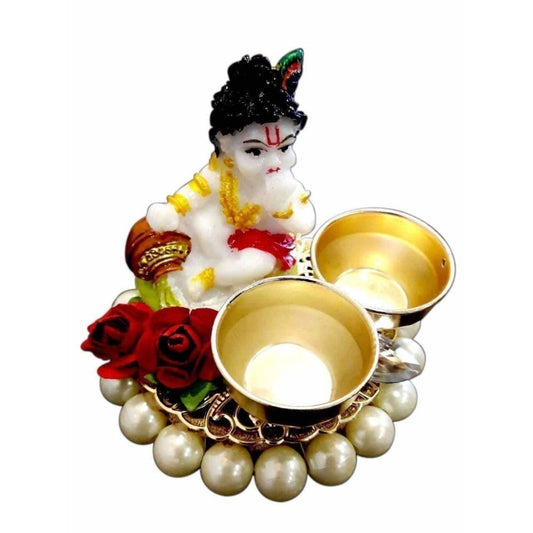 Buy Little Krishna Haldi and Kumkum Holder