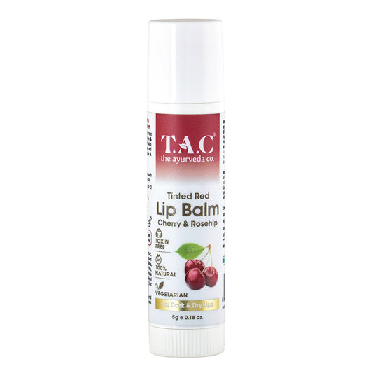 Buy TAC - The Ayurveda Co. Tinted Cherry & Roship Vegan Lip Balm from DrMediCart, Ship from India to USA