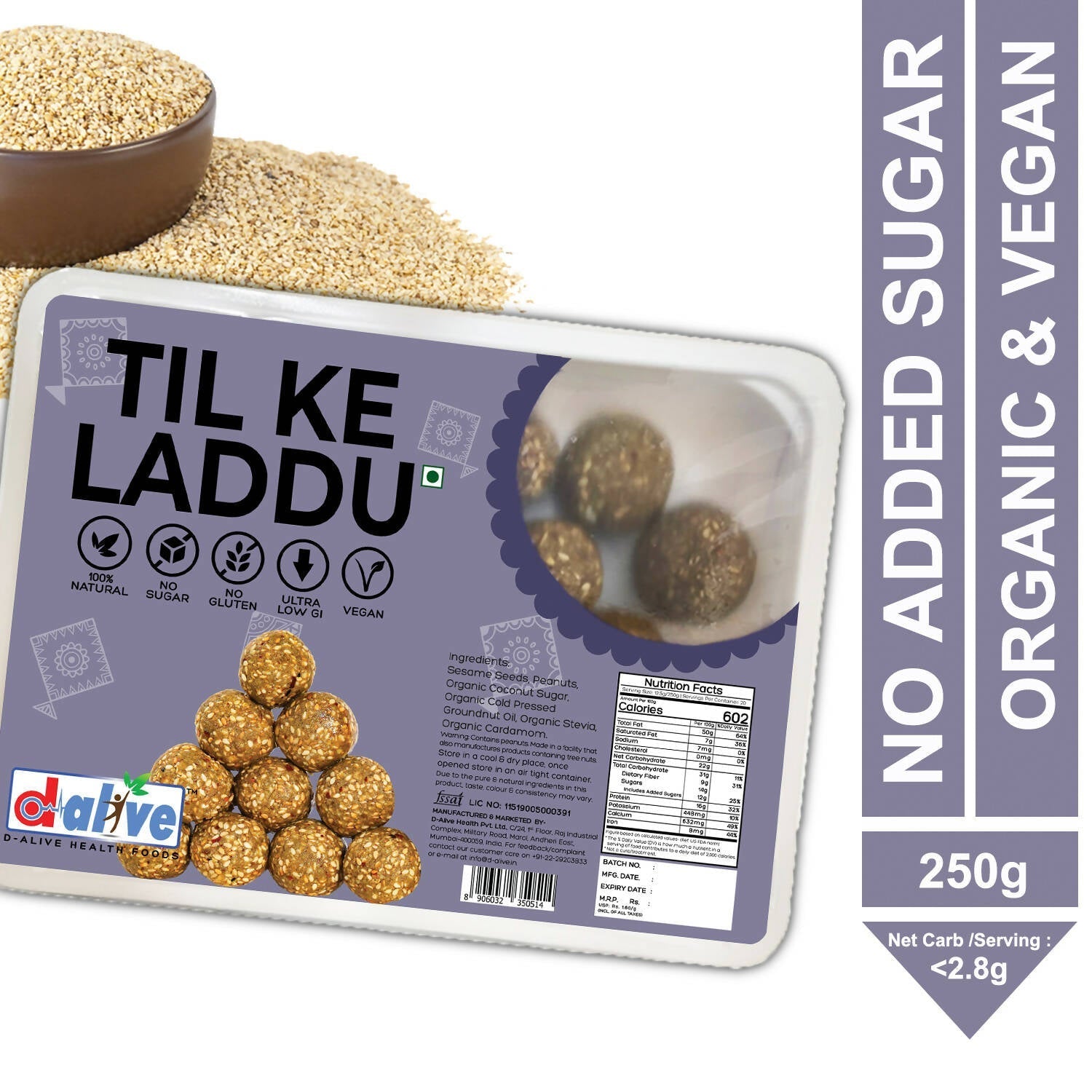 D-Alive Til Ke Laddu - Drmedicart