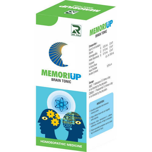 Buy Dr. Raj Homeopathy Memoriup Brain Tonic from DrMediCart, Ship from India to USA