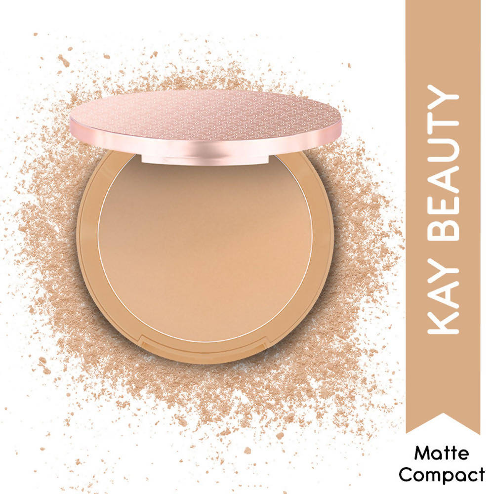 Kay Beauty By Katrina Kaif Matte Compact - 130N Medium