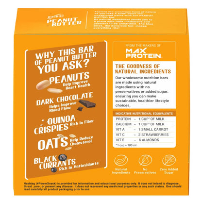 RiteBite Max Protein Peanut Butter Nutrition Bar