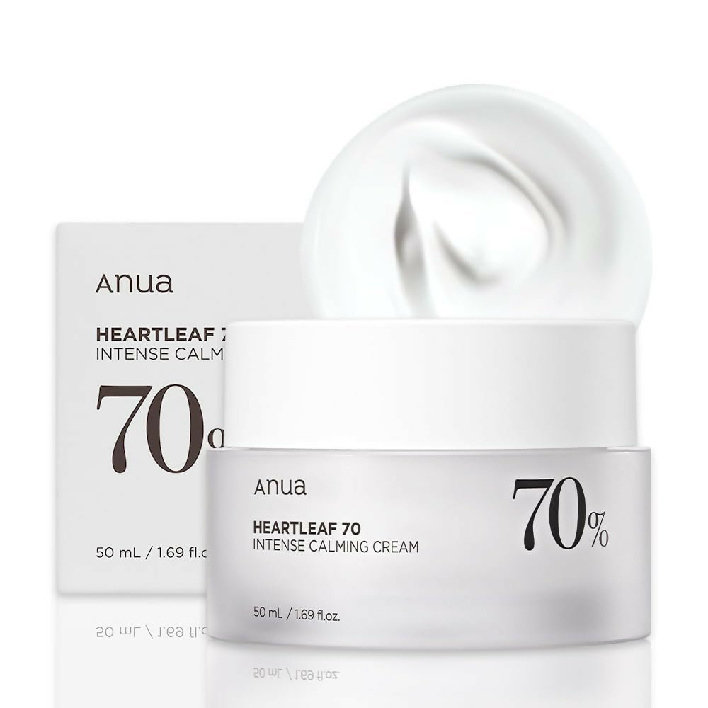 Anua Heartleaf 70 Intense Calming Cream With Ceramide, Panthenol, Heartleaf Extract - Korean Skincare