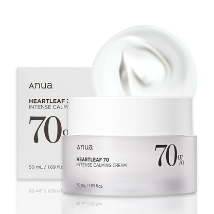 Anua Heartleaf 70 Intense Calming Cream With Ceramide, Panthenol, Heartleaf Extract - Korean Skincare