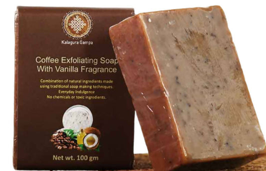 Buy Kalagura Gampa Coffee Exfoliating Soap with Vanilla Fragrance Soap from DrMediCart, Ship from India to USA