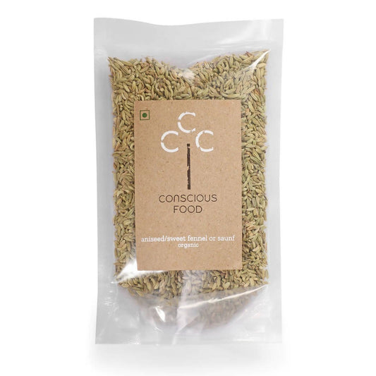 Buy Conscious Food Organic Aniseed (Saunf) from DrMediCart, Ship from India to USA