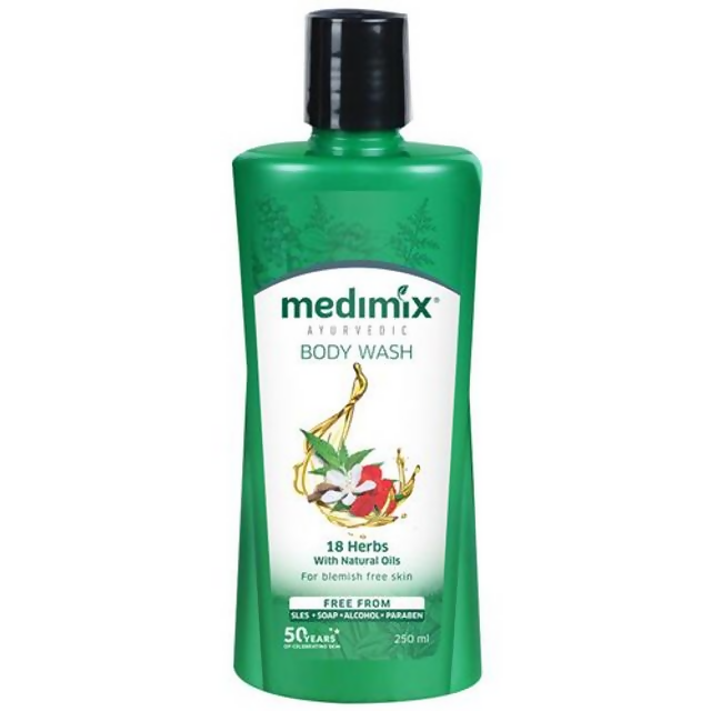 Buy Medimix Ayurvedic 18 Herbs Body Wash With Natural Oils from DrMediCart, Ship from India to USA