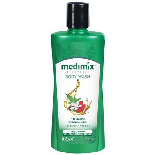 Buy Medimix Ayurvedic 18 Herbs Body Wash With Natural Oils from DrMediCart, Ship from India to USA