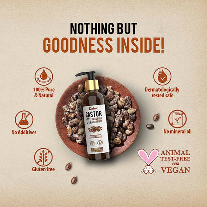 Dabur Castor Oil Genuine Natural Cold Pressed