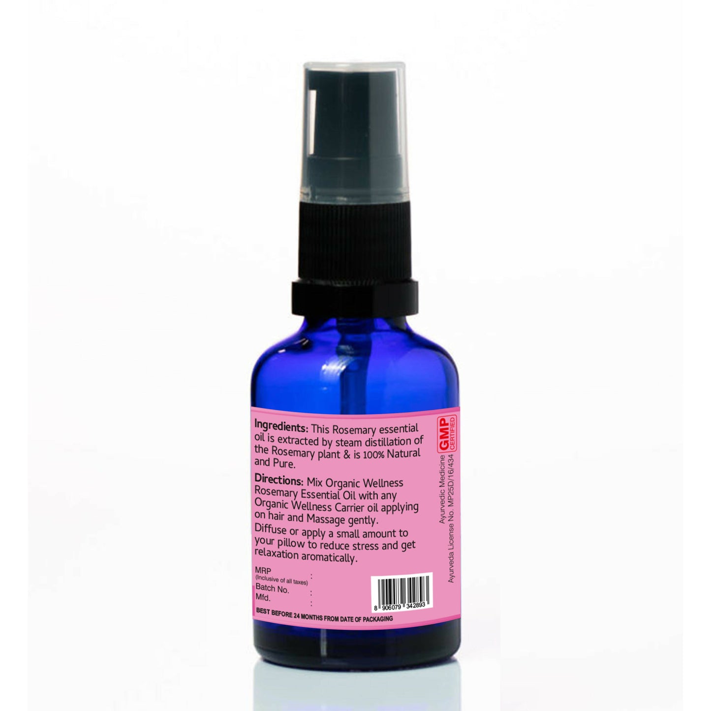Organic Wellness Rosemary Essential Oil