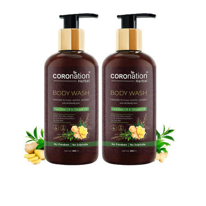 Coronation Herbal Tea Tree Oil & Ginger Oil Body Wash