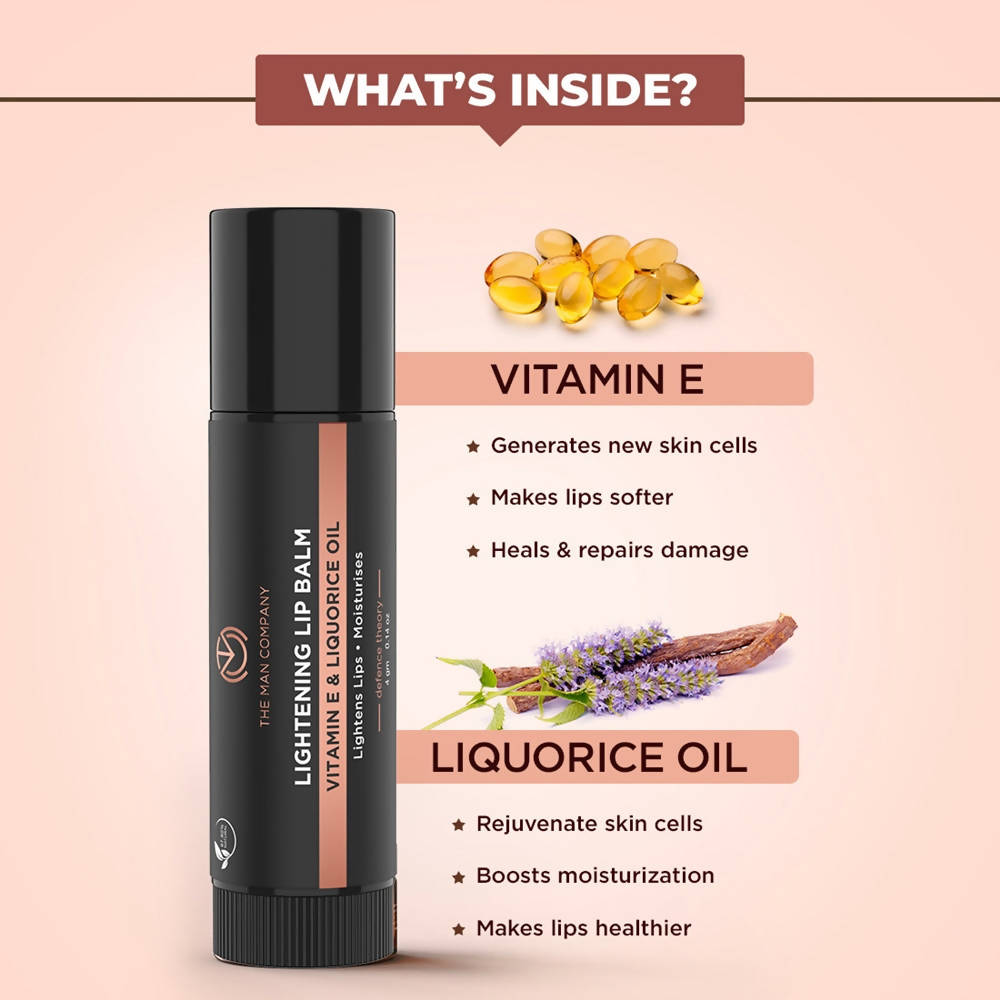 The Man Company Lightening Lip Balm - Drmedicart