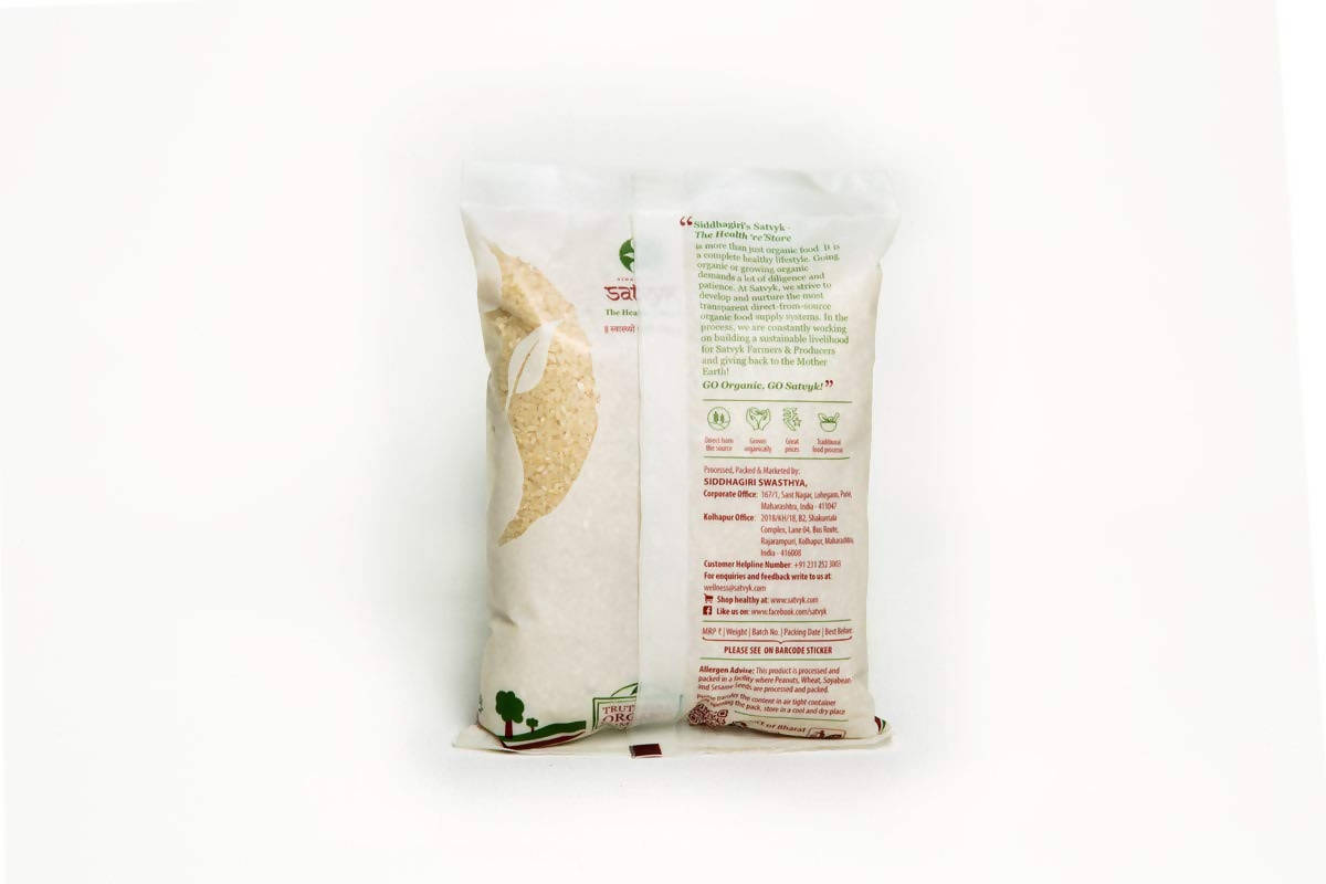 Siddhagiri's Satvyk Organic White Ajara Ghansal Rice