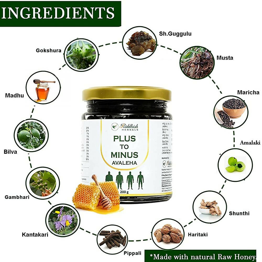 Riddhish Herbals Plus To Minus Avaleha