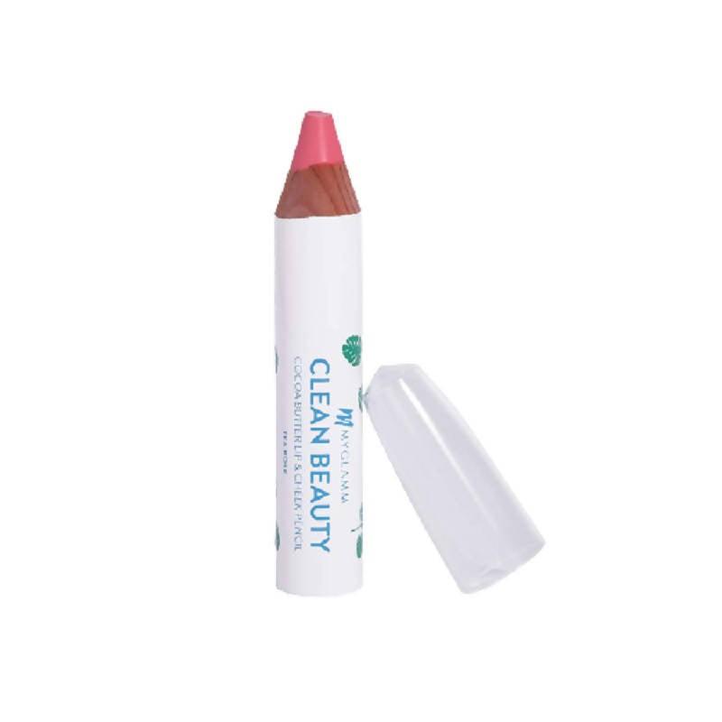 Myglamm Clean Beauty Cocoa Butter Lip & Cheek Pencil - Tea Rose - DrMediCart