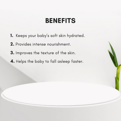 The Eco Mama Moisturizing Baby Body Lotion with Colloidal Oats, Milk Protein & Chamomile Oil
