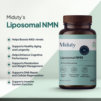 Miduty by Palak Notes Liposomal NMN Capsules