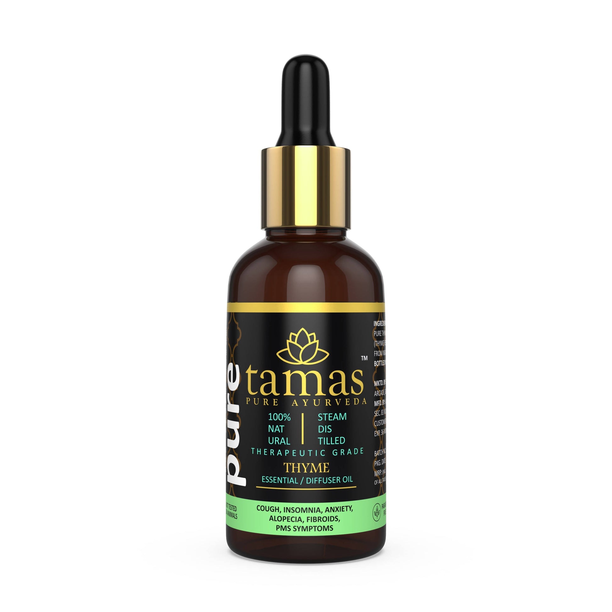 Buy Tamas Pure Ayurveda 100% Natural Thyme Essential Oil from DrMediCart, Ship from India to USA