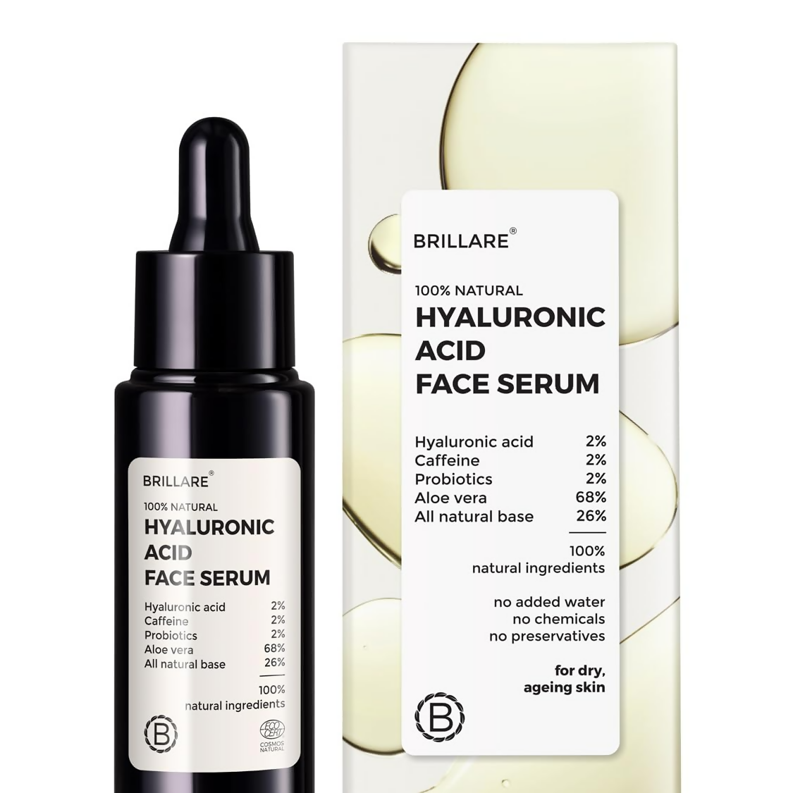 Brillare 2% Hyaluronic Acid Serum Anti-ageing & Fine Lines