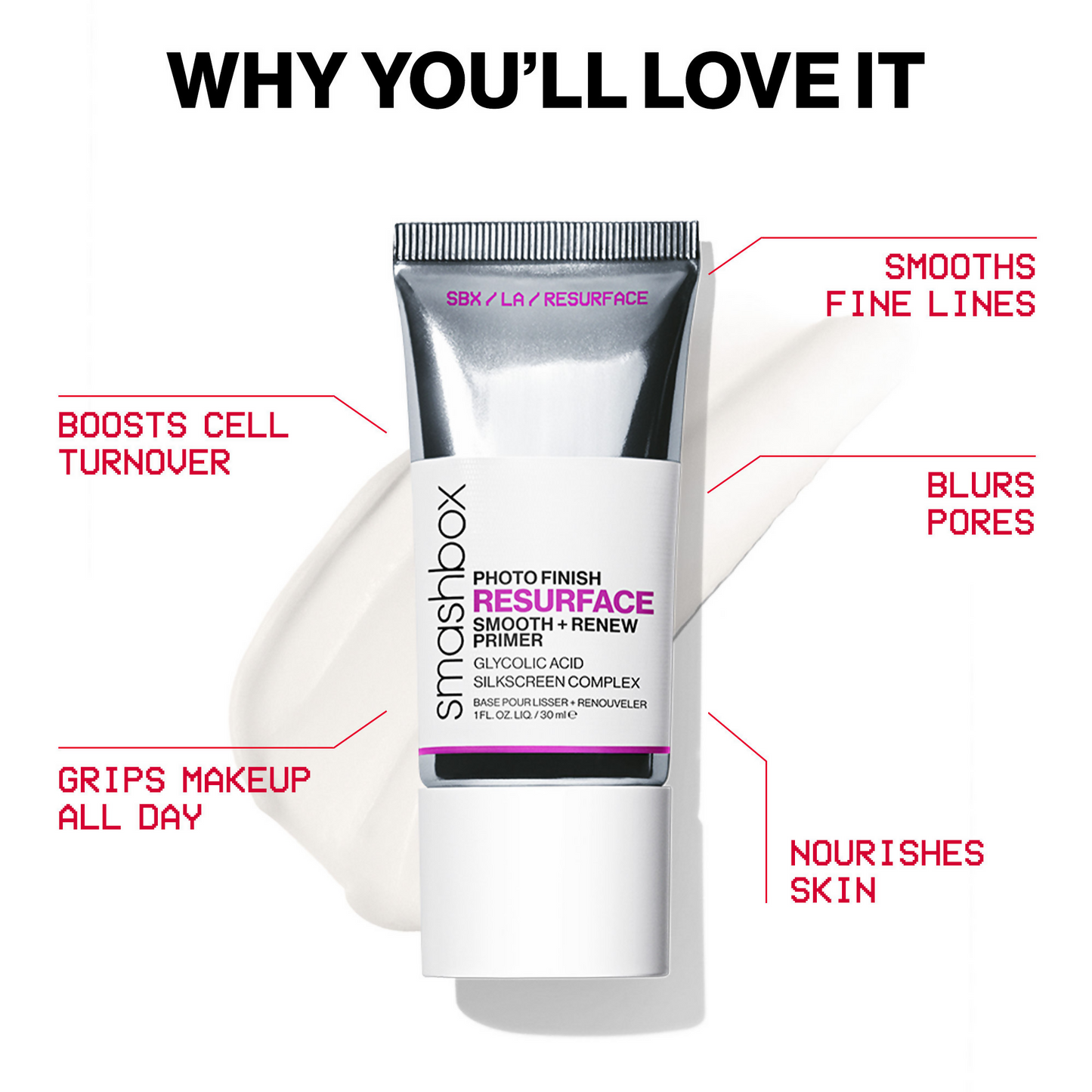 Smashbox Photo Finish Resurface Primer With Glycolic Acid