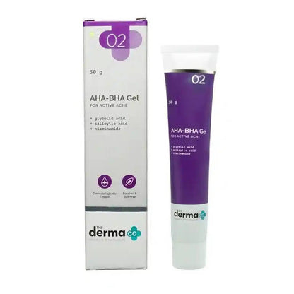 The Derma Co 5% AHA-BHA Gel for Active Acne - Drmedicart
