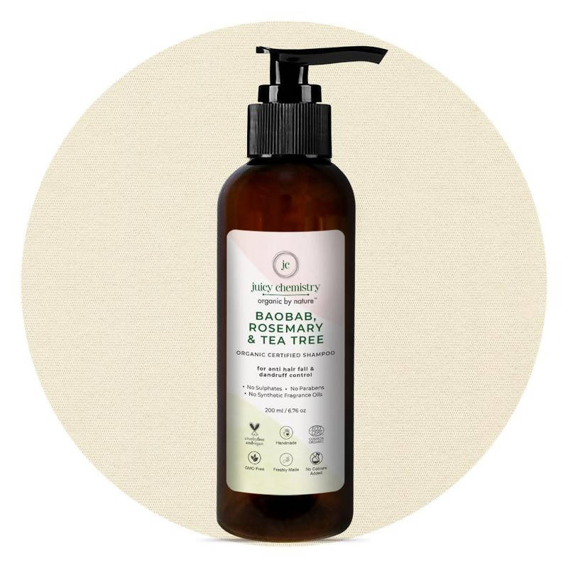 Juicy Chemistry Baobab Rosemary & Tea Tree Organic Shampoo