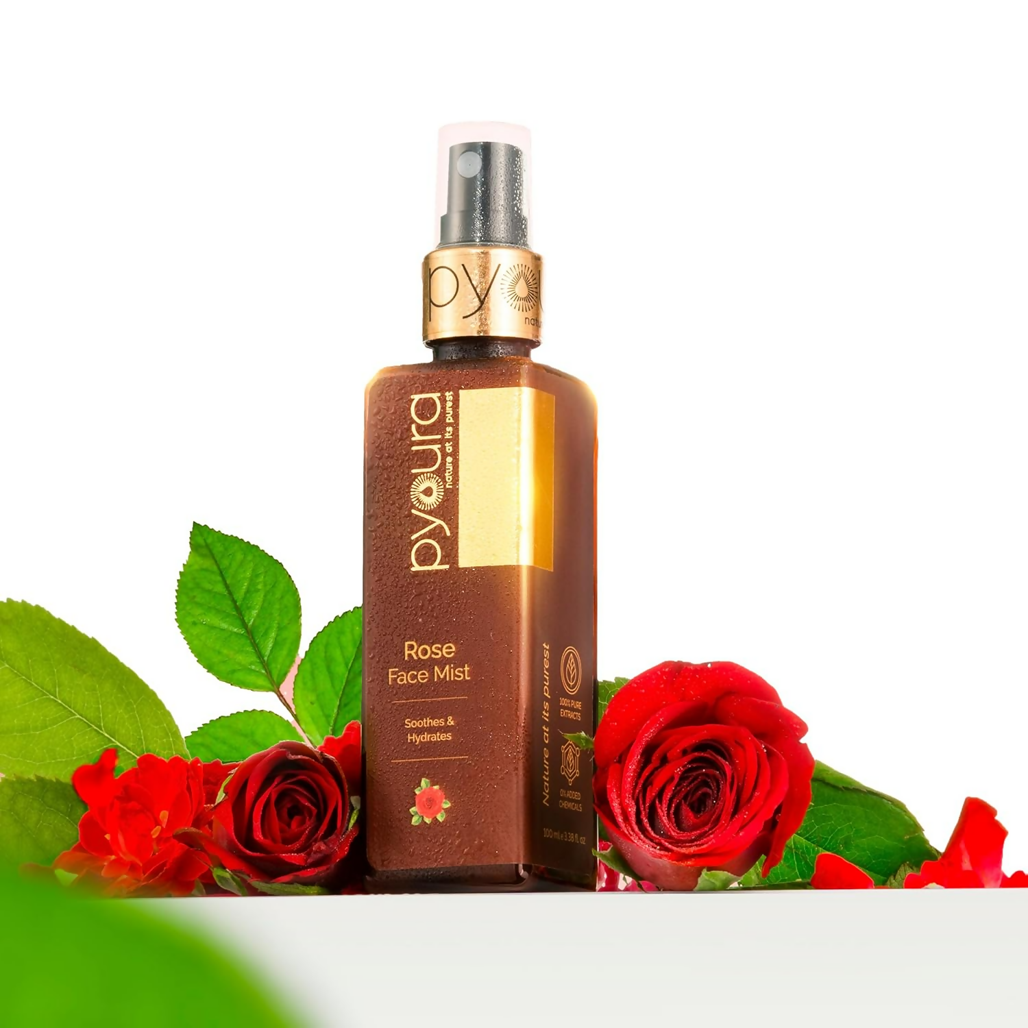 Pyoura 100% Organic Rose Water Face Toner Mist