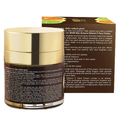 Buy Wow Skin Science Vitamin C Face Cream from DrMediCart, Ship from India to USA