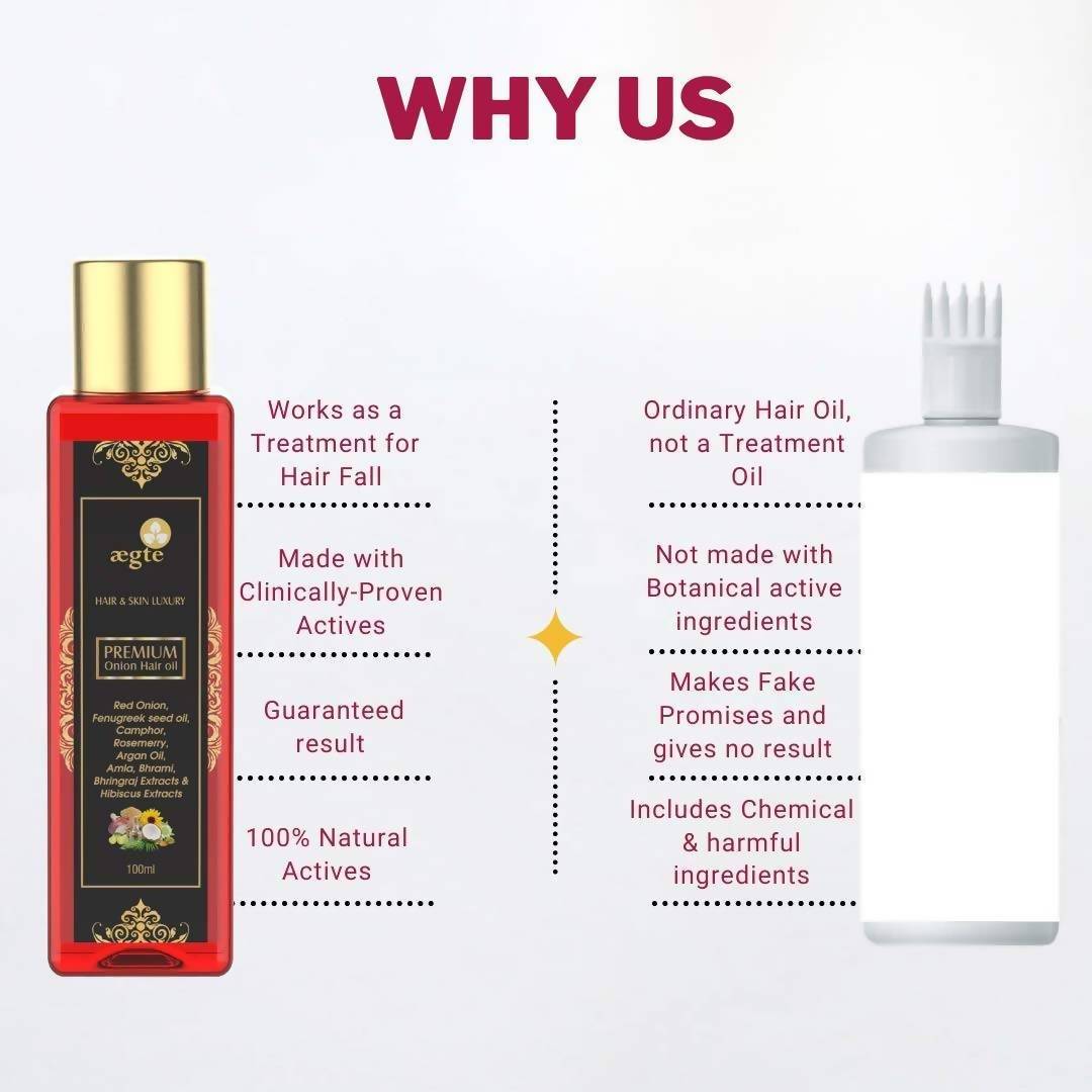 Aegte Premium Onion Hair Oil benefits