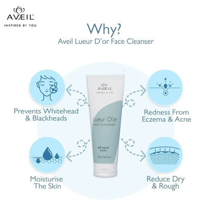 Aveil Lueur D'or Face Cleanser For Youthful & Smooth Skin